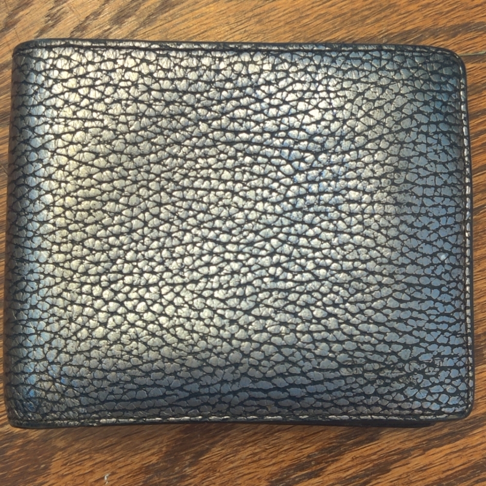 COACH Fold Metallic Leather wallet
